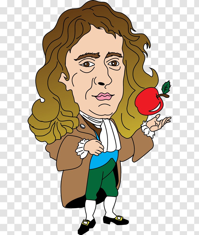 Isaac Newton Newtons Laws Of Motion Clip Art - Flower - Cliparts Transparent PNG
