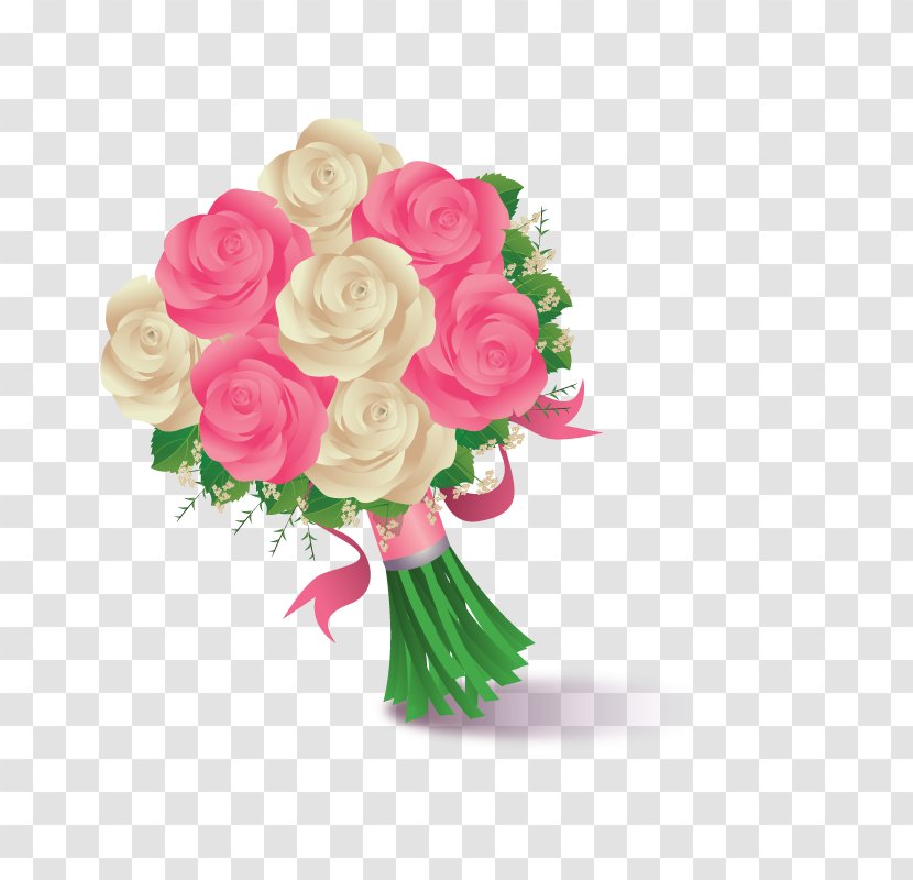 Flower Bouquet Drawing Clip Art - Pink Family - A Of Flowers Vector Transparent PNG