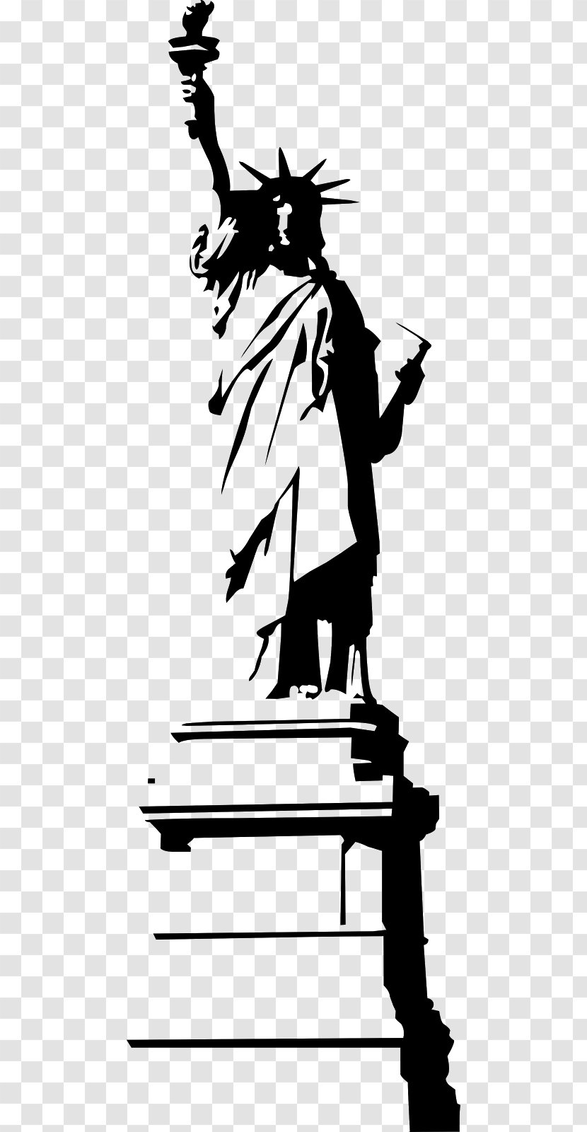 Statue Of Liberty Paris Sticker - Artwork - Estatua De La Libertad Transparent PNG