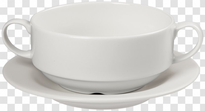 Coffee Cup Saucer Mug Tableware - Soup Bowl Transparent PNG