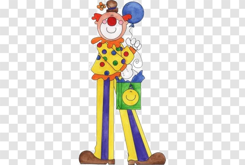 Clown Circus Party Convite - Birthday Transparent PNG
