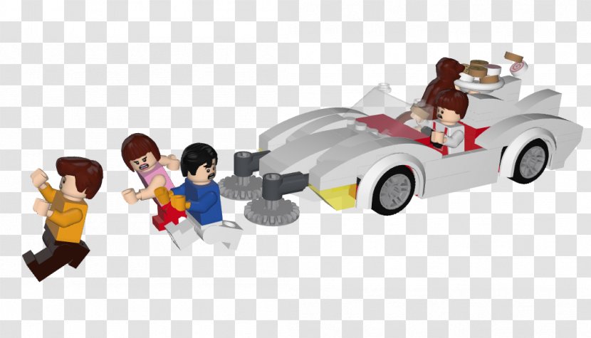 Model Car Lego Speed Racer Mach Five - Group Transparent PNG