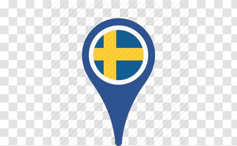 Flag Of Sweden World Map - Apple Icon Image Format - For Icons Windows Transparent PNG