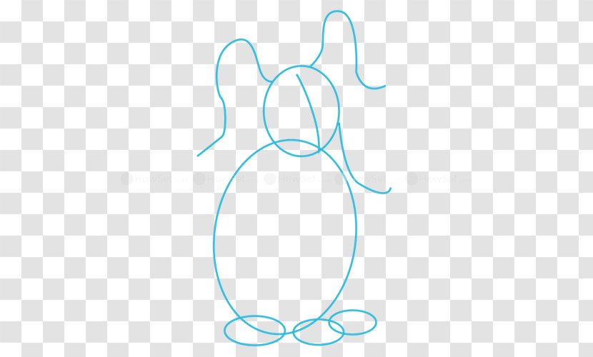 Line Art Cartoon Point Clip - Silhouette - Elephant Rabbit Drawing Transparent PNG