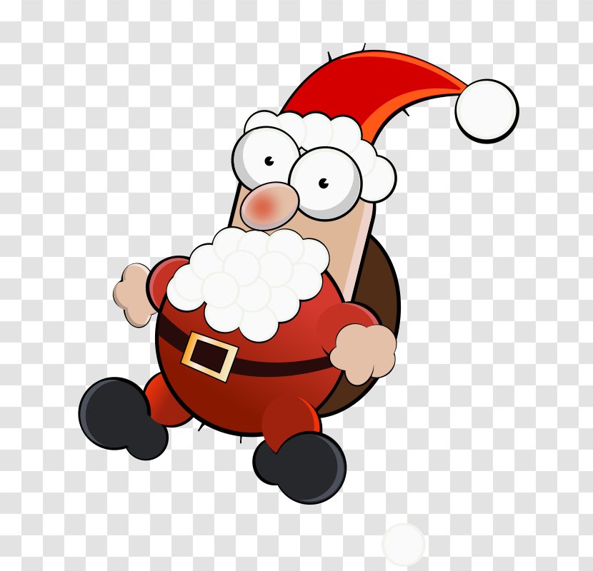 Santa Claus A Visit From St. Nicholas Christmas Poetry Clip Art - Holiday - Xmas Pics Free Transparent PNG