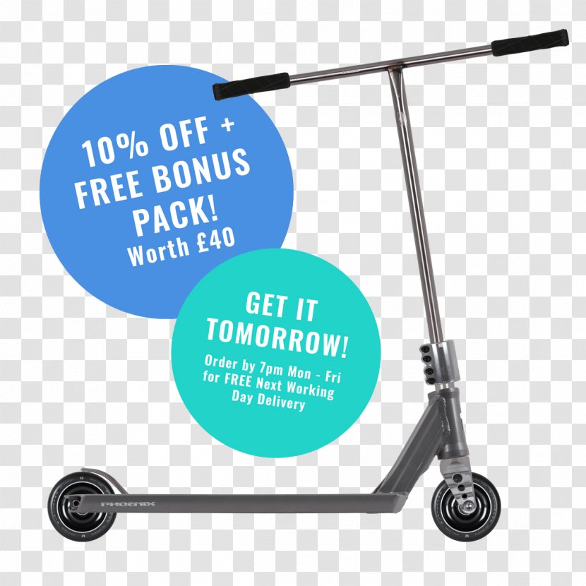 Kick Scooter Product Design - Personalized Summer Discount Transparent PNG