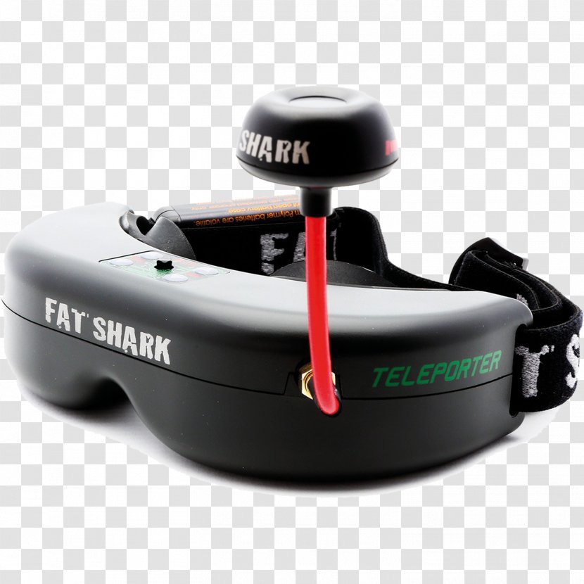 First-person View Fat Shark Drone Racing Spektrum RC Head-Tracking - Unmanned Aerial Vehicle - VR Headset Transparent PNG