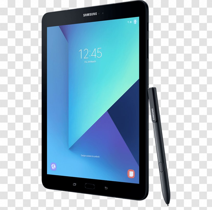 Samsung Galaxy Tab S2 9.7 S3 SM-T825 (LTE, 32GB, Black) 4G - Portable Communications Device Transparent PNG