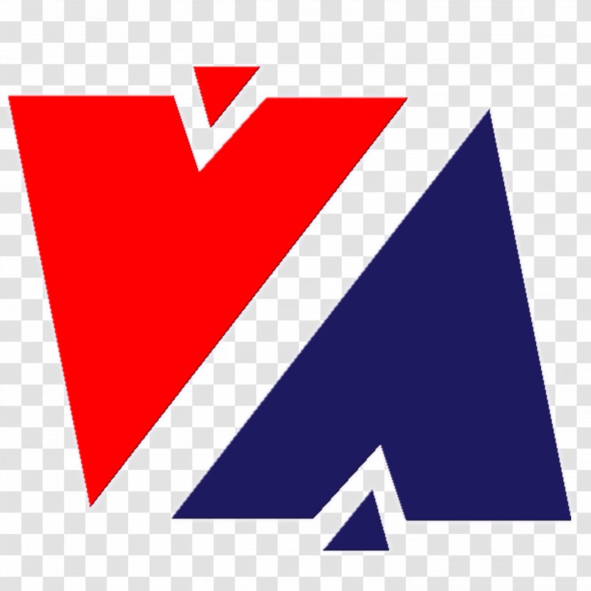 Logo Line Triangle Font - Red Transparent PNG