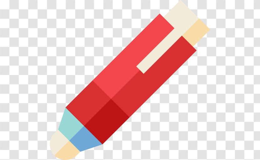 Eraser - Stationery - Red Transparent PNG