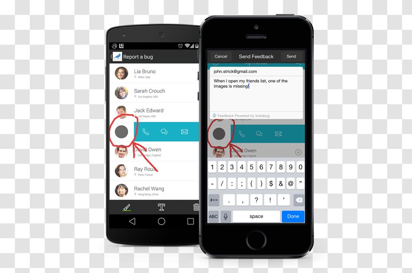Feature Phone Smartphone Mobile Phones Instabug - Handheld Devices Transparent PNG