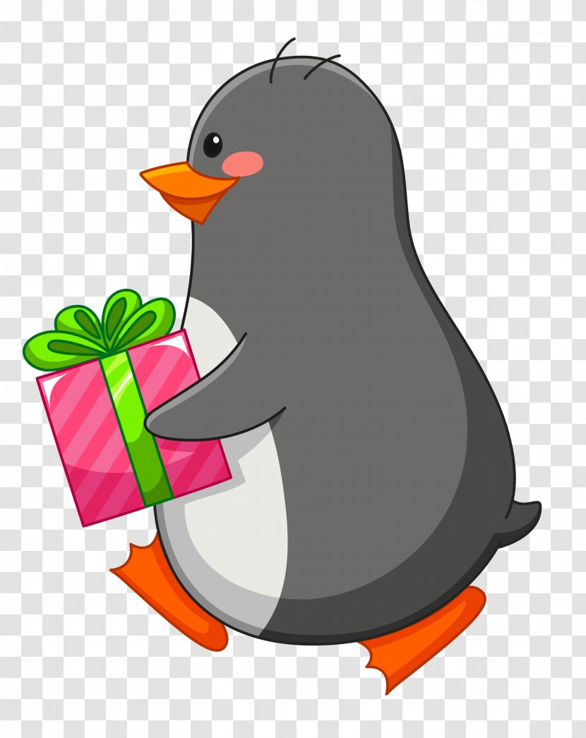 Penguin Illustration Clip Art Image Santa Claus - Royaltyfree Transparent PNG