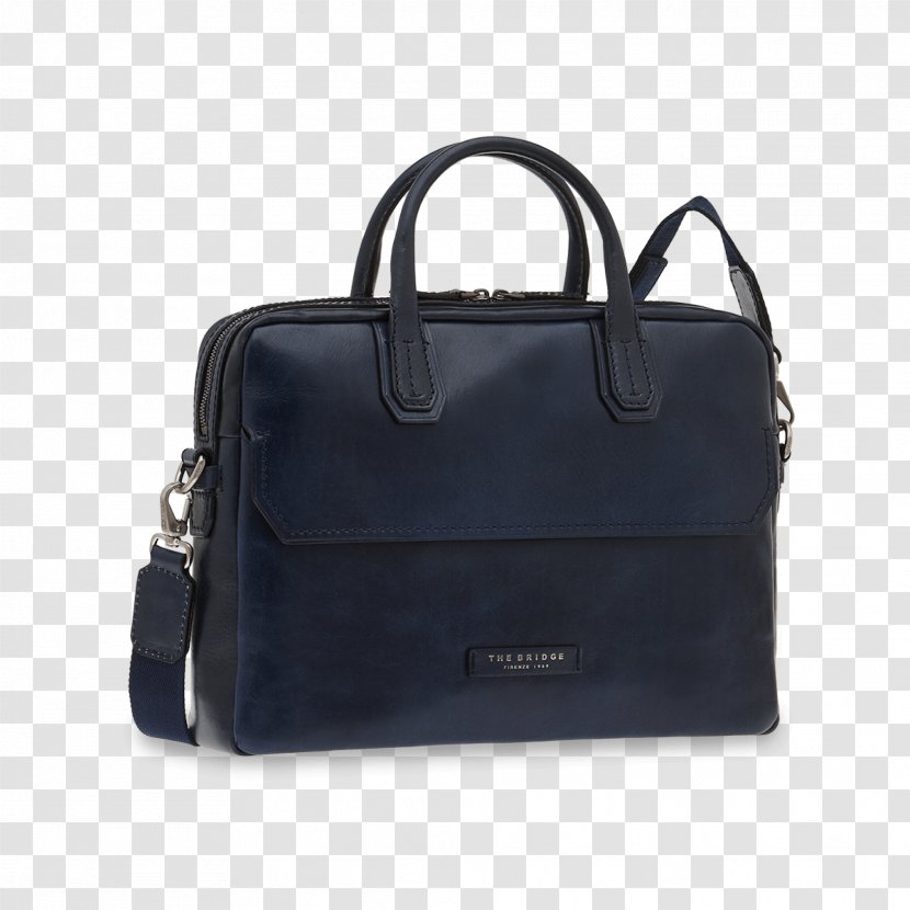 Laptop Handbag Leather Briefcase - Shoulder Bag Transparent PNG