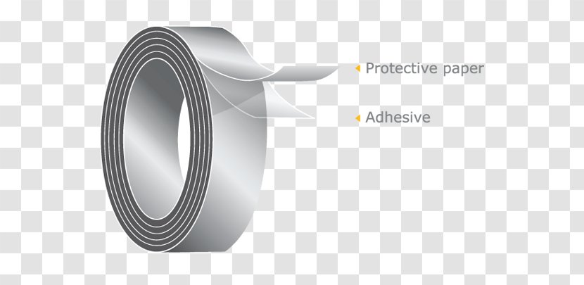 Adhesive Tape Pressure-sensitive Silicone - Tire - Two Strips Transparent PNG