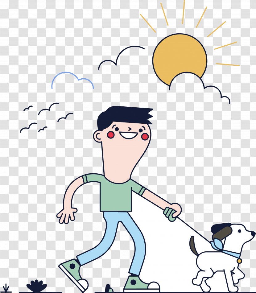 Dog Animation Pet Walk Cycle - Emotion - Cartoon The Transparent PNG