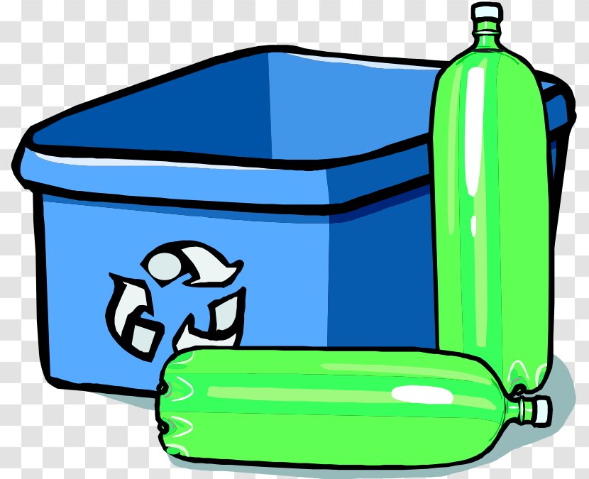 Recycling Bin Bottle Symbol Clip Art - Cartoon Pictures Transparent PNG