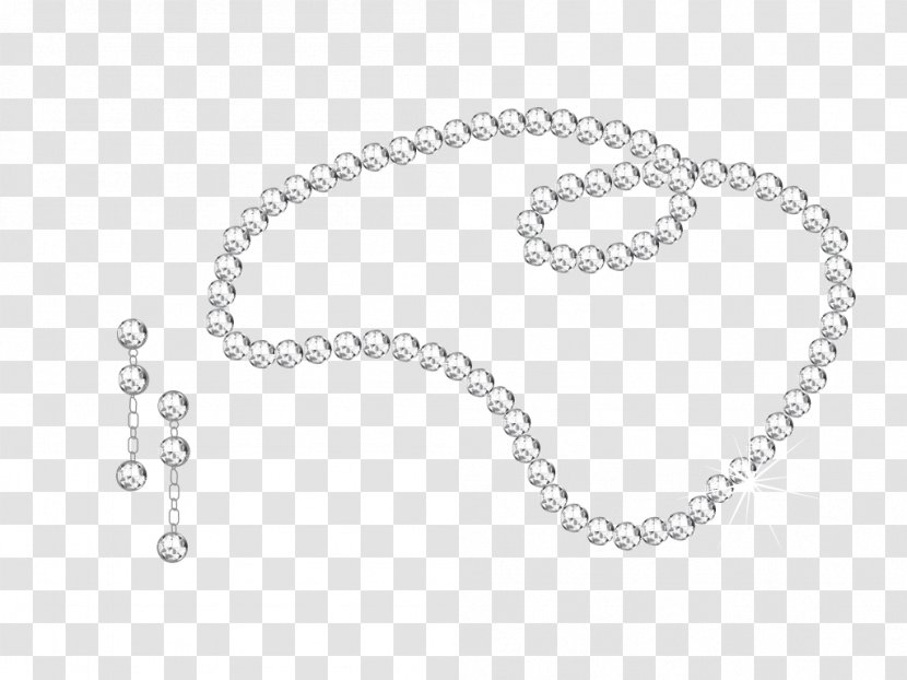 Earring Jewellery Clip Art - Royaltyfree - Pearl Line Transparent PNG
