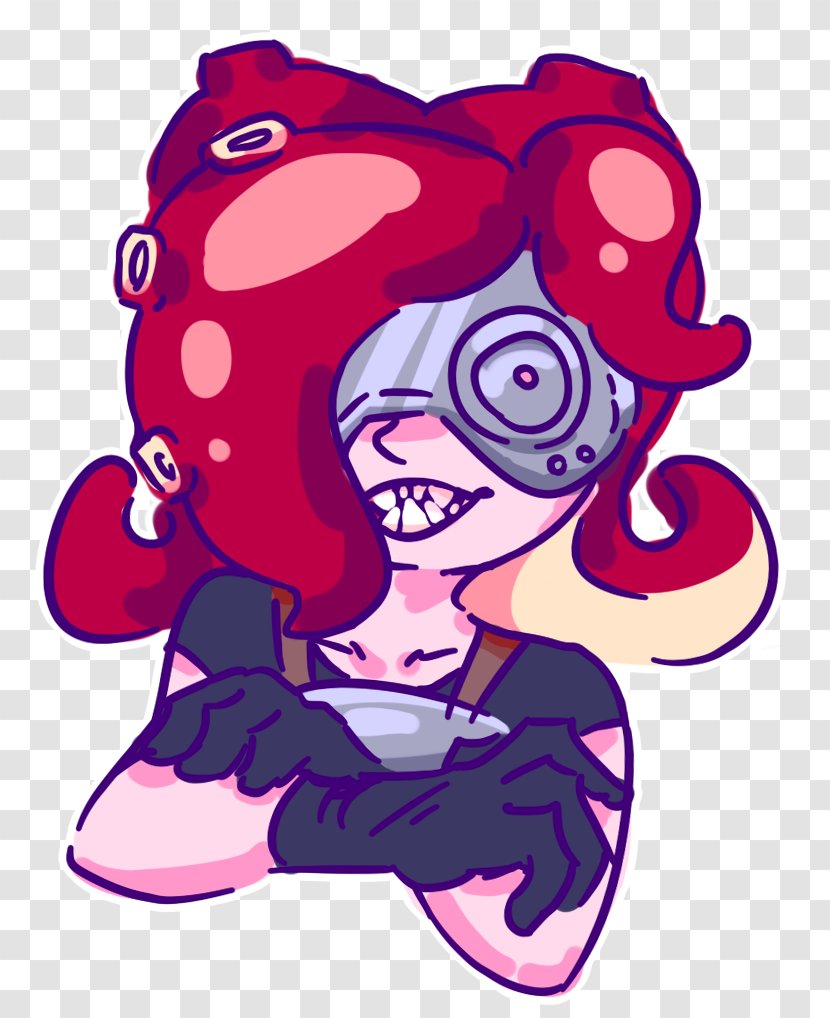 Splatoon Fan Art Drawing - Watercolor - Male Avatar Transparent PNG