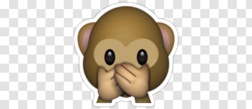 Emoji Monkey Emoticon Laughter Smile - Crying Transparent PNG