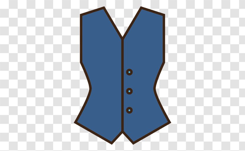 Clothing Outerwear Waistcoat Gilets - Electric Blue Transparent PNG