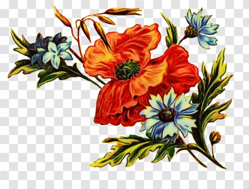 Flower Art Watercolor - Arranging - Paint Transparent PNG
