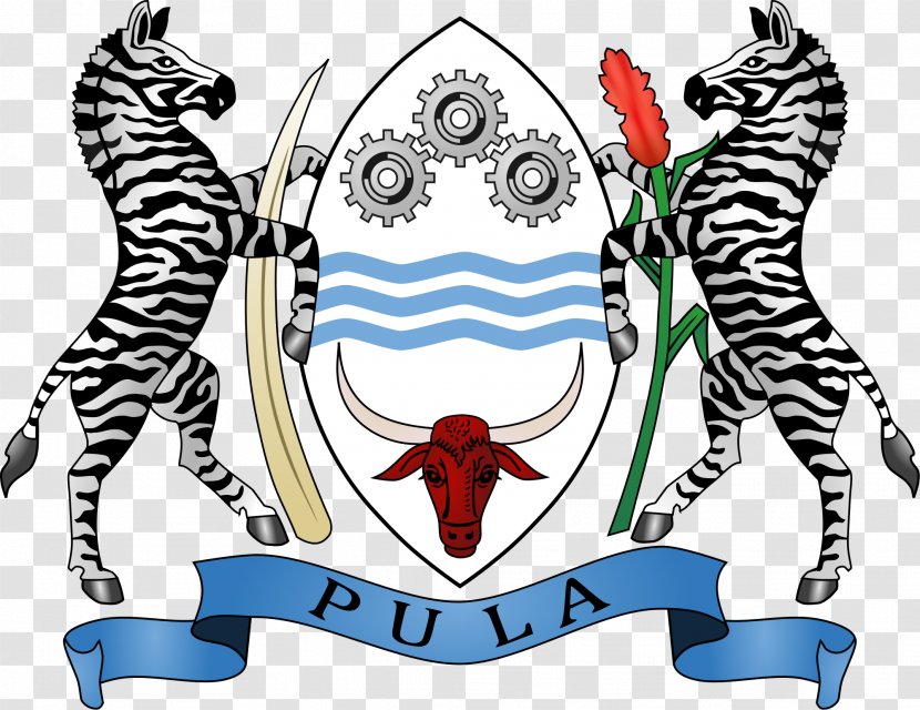 Coat Of Arms Botswana Flag Symbol - Frame - Arm Transparent PNG