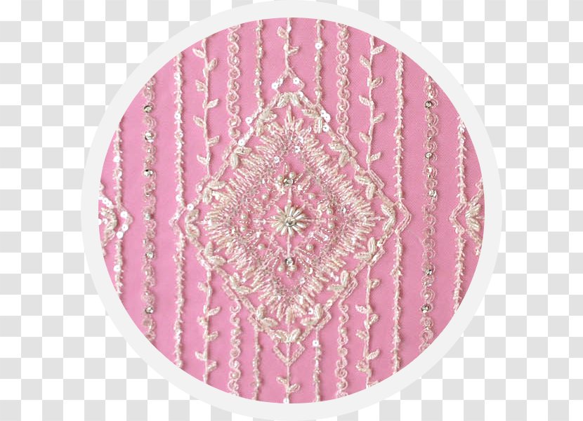 Pink M RTV - Fabric Lace Transparent PNG