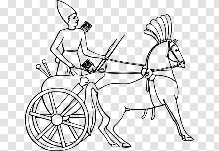 Ancient Egypt Egyptian Pyramids Charioteer Of Delphi Clip Art - Cartoon - Horse Drawn Transparent PNG