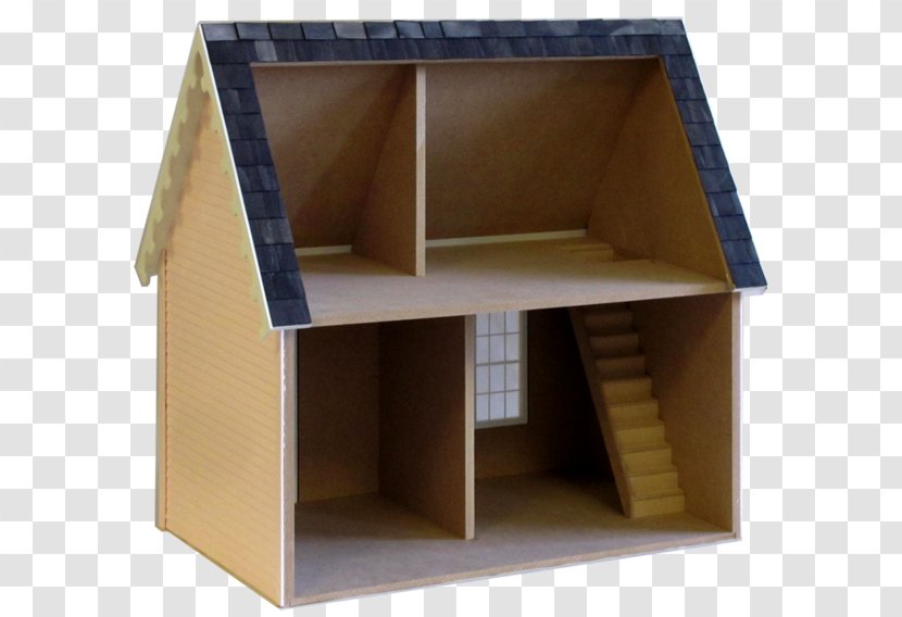 Dollhouse Plywood Toy Cottage - House Transparent PNG