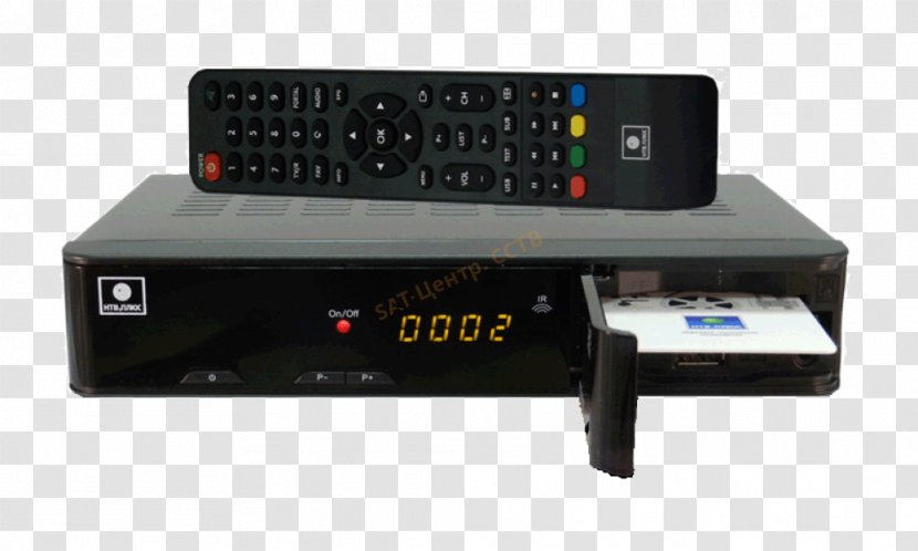 NTV Plus Satellite Television High-definition Set-top Box - Electronic Device - Ntv Transparent PNG