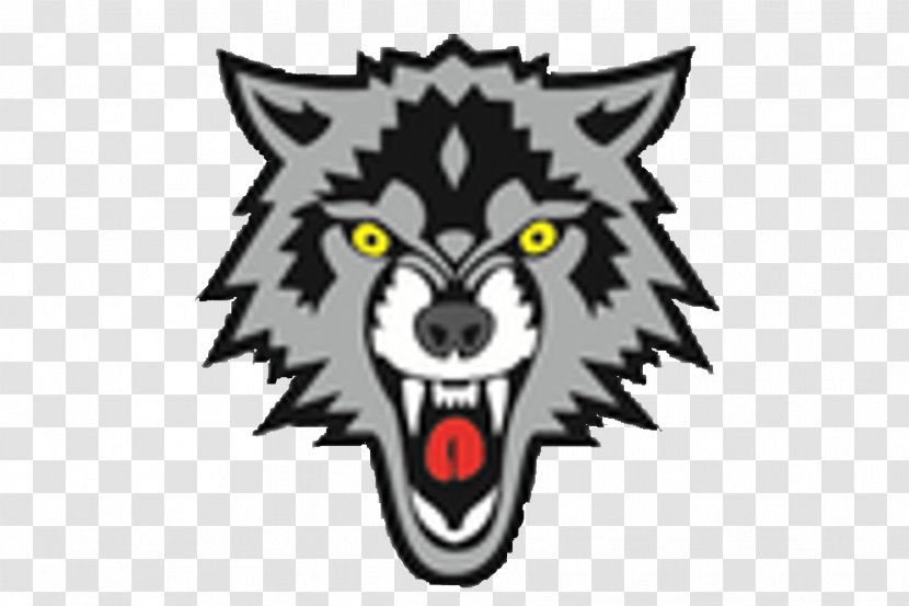 Gray Wolf Logo Graphic Design - Fictional Character Transparent PNG