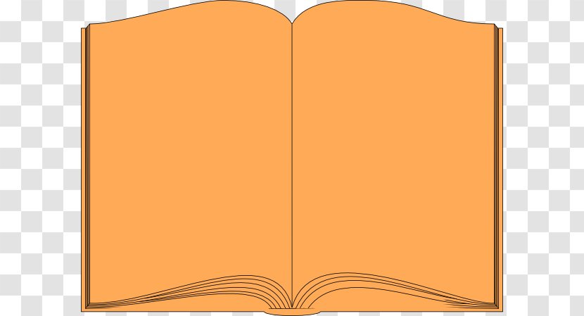 Book Clip Art - Cover - Cliparts Orange Transparent PNG