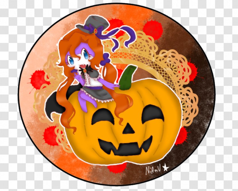 Skull Pumpkin - Happy Halloween Transparent PNG