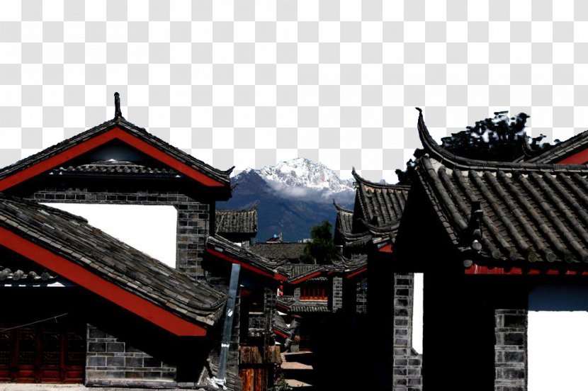 Jade Dragon Snow Mountain Old Town Of Lijiang Potala Palace Yulong Naxi Autonomous County - Nakhi People - Yunnan Vista Transparent PNG