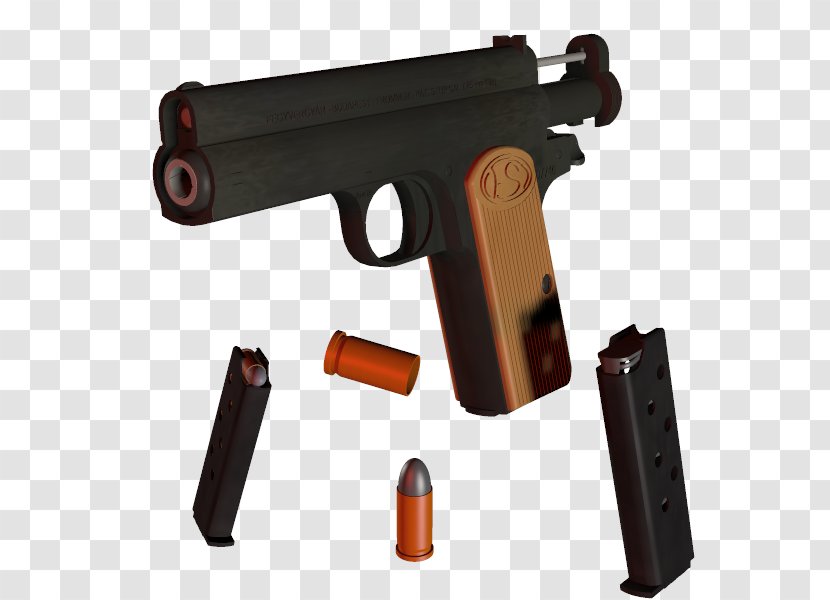 Trigger Pistol Frommer Stop Beretta M9 Firearm - Poser - Handgun Transparent PNG