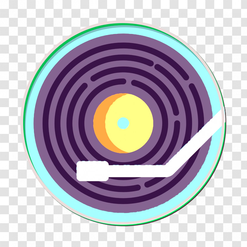 Summer Party Icon Turntable Icon Recorder Player Icon Transparent PNG