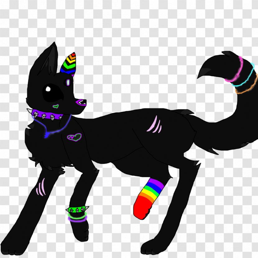 Cat Horse Dog Canidae - Purple Transparent PNG