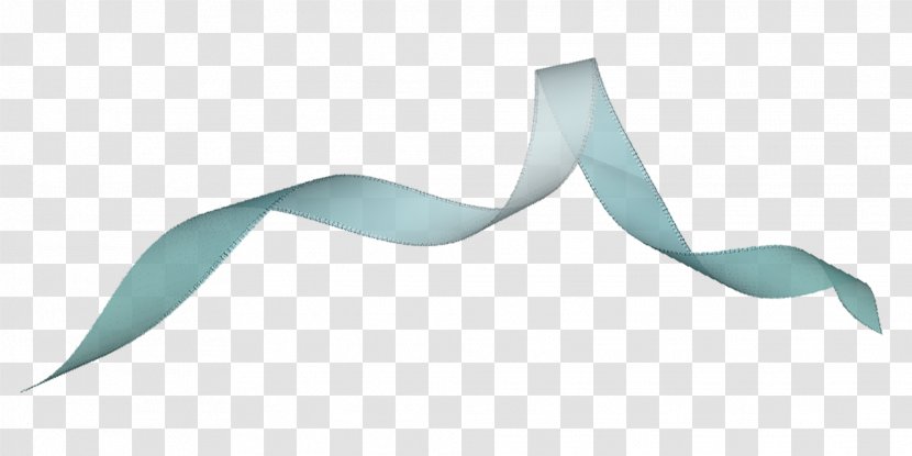 Teal Turquoise Pattern - Ribbon Transparent PNG