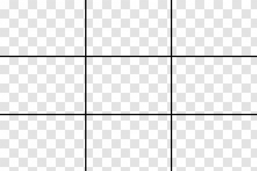 Rule Of Thirds Photography Composition Grid - Rectangle Transparent PNG