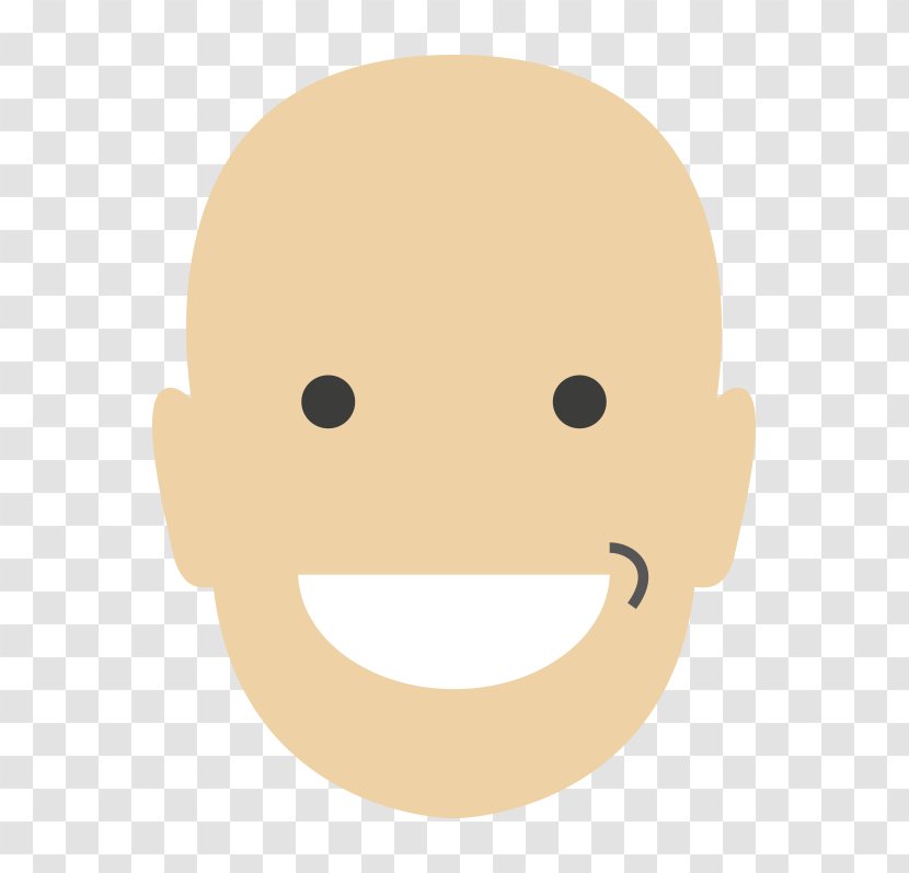 Smiley Nose Mouth Jaw - Facial Expression Transparent PNG