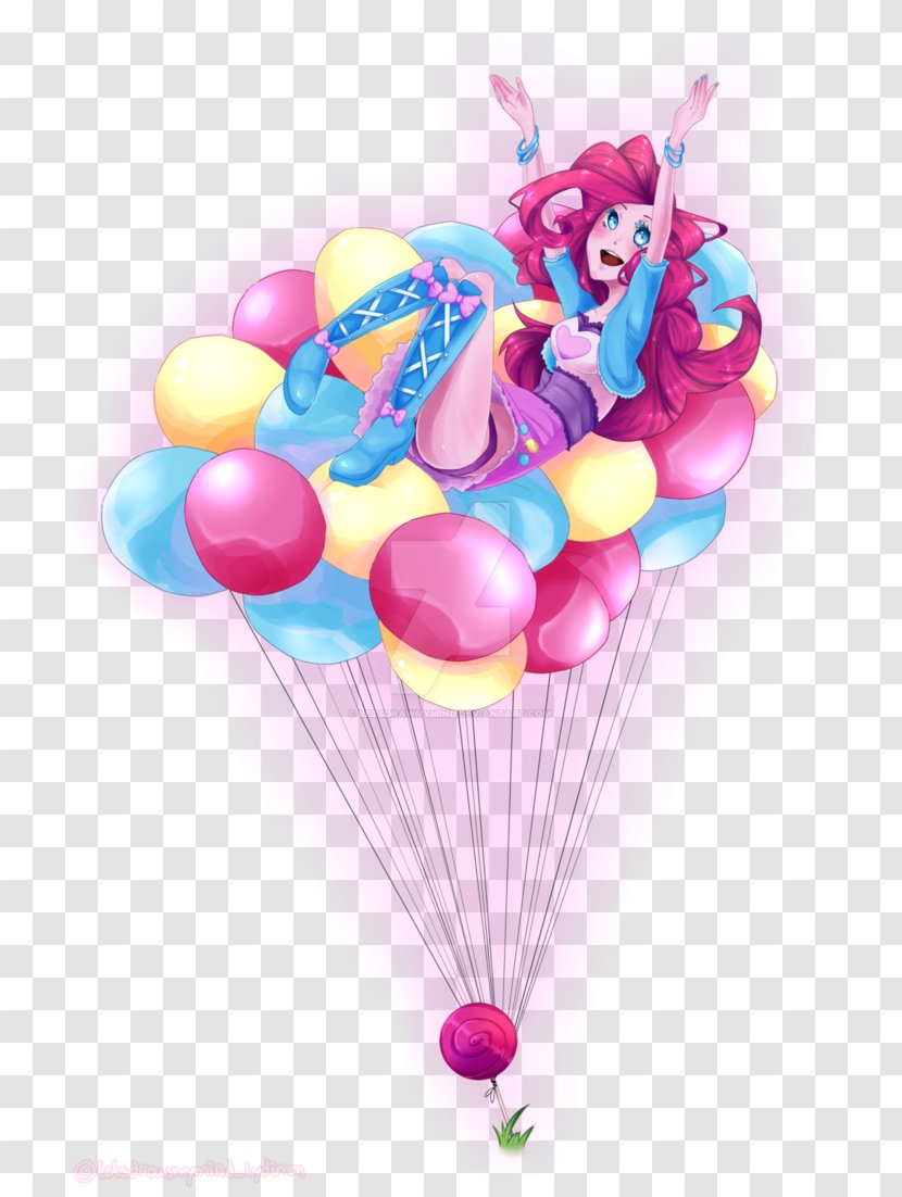 Pinkie Pie Balloon Cupcake DeviantArt Maud - Toy Transparent PNG