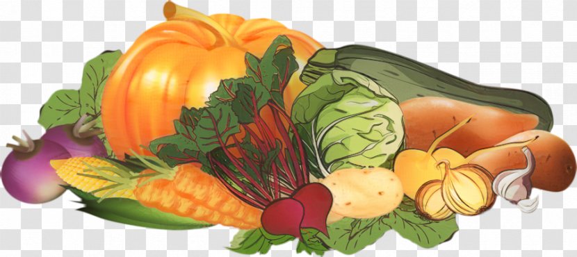 Clip Art Vegetable Fruit Produce - Autumn - Culinary Transparent PNG