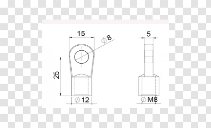 Door Handle Drawing Line Angle - Hardware Accessory - Fanshaped Transparent PNG