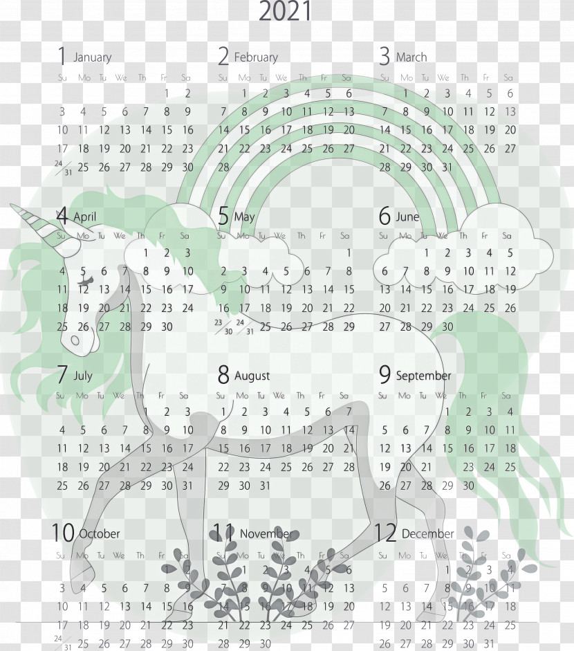 2021 Yearly Calendar Printable 2021 Yearly Calendar Template 2021 Calendar Transparent PNG