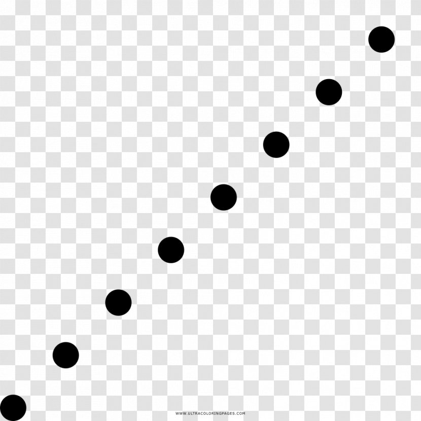 White Line Point Pattern - Area - Linea Punteada Transparent PNG