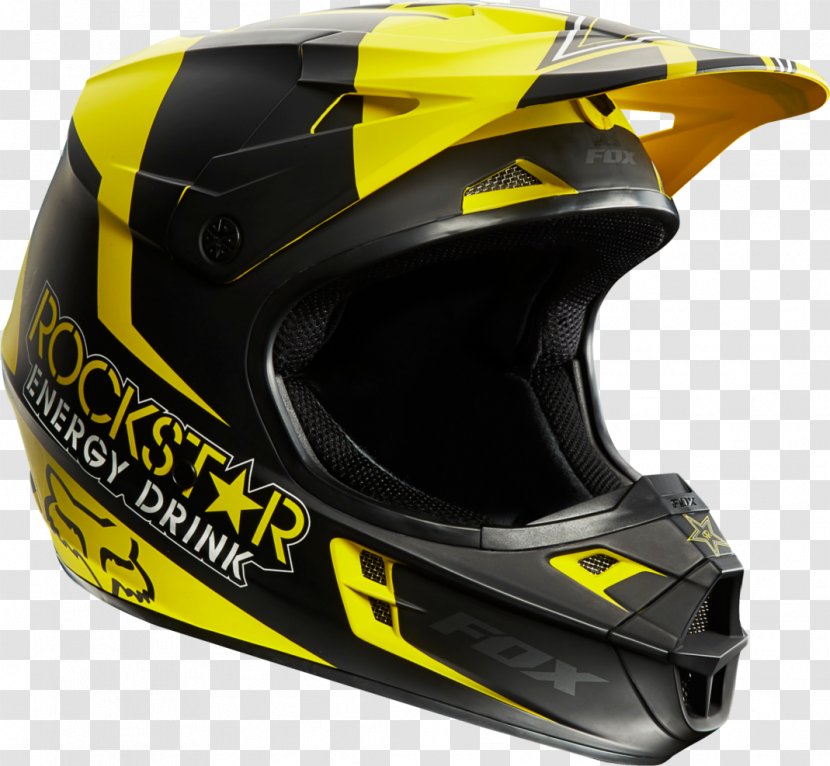 Motorcycle Helmets Bicycle Fox Racing - Sports Equipment - Motocross Transparent PNG