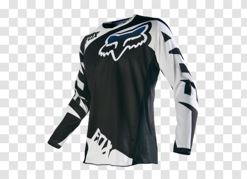 Fox Racing Motorcycle Cycling Jersey Pants - Long Sleeved T Shirt Transparent PNG