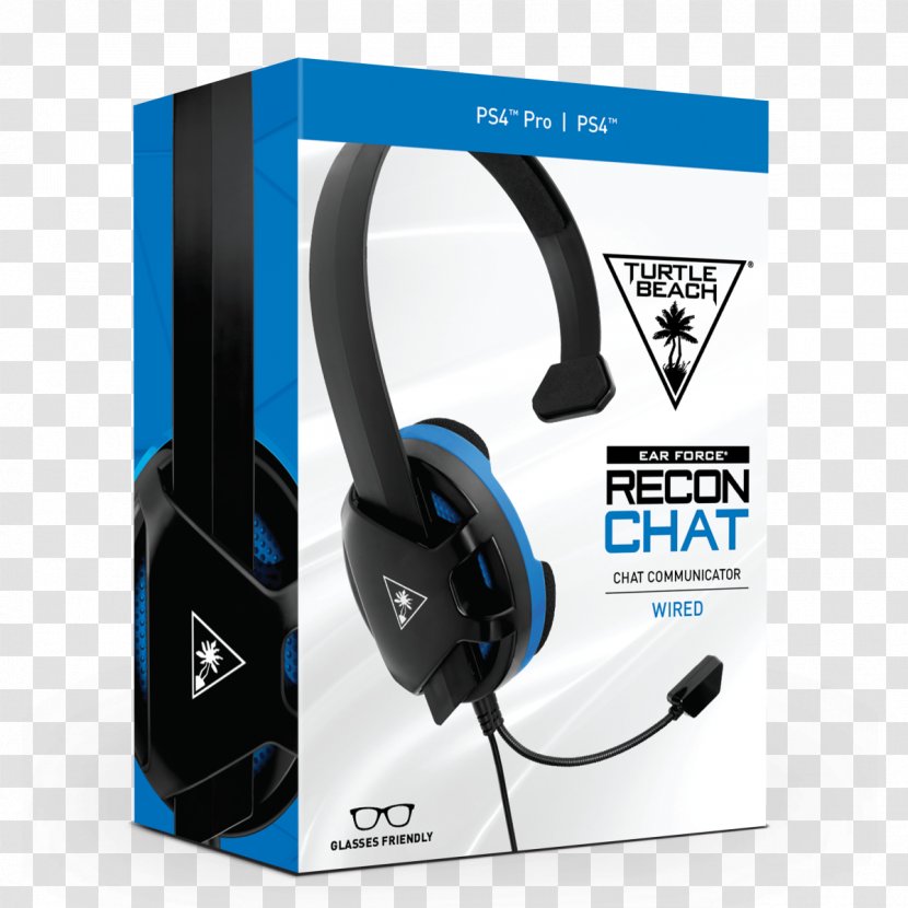 Turtle Beach Recon Chat Xbox One Ear Force PS4/PS4 Pro Headset 50 Corporation - Headphones - Walmart Gaming Transparent PNG