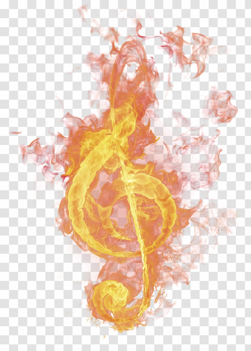Musical Note Clip Art - Tree - Fire Transparent PNG