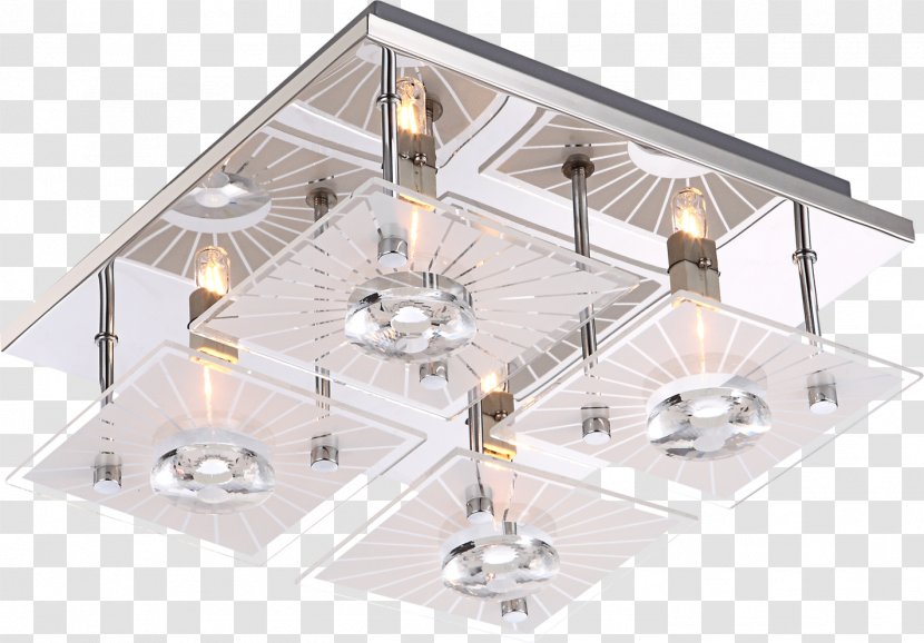 Light Fixture Lighting Plafonnier Ceiling - Chrome Plating Transparent PNG